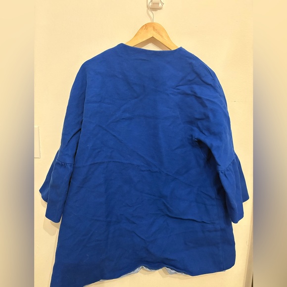 Zara Royal Blue Bomber Jacket for Women - Picture 3 of 4